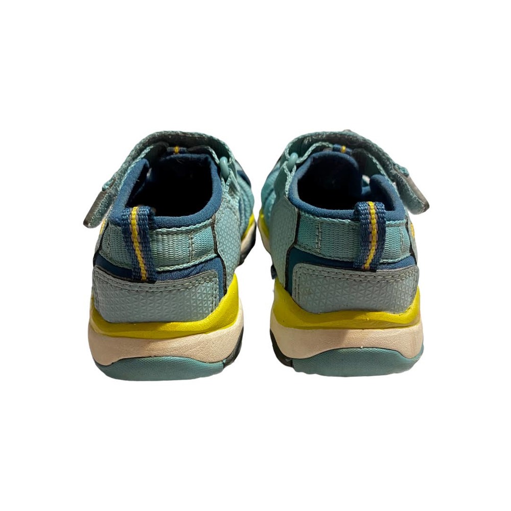 Toddler Keens Teal Blue and Yellow sandal waterproof shoes size 8 infant… - Picture 7 of 9